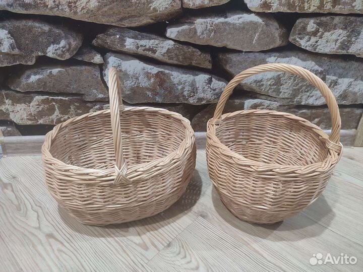 Корзины плетеные из лозы