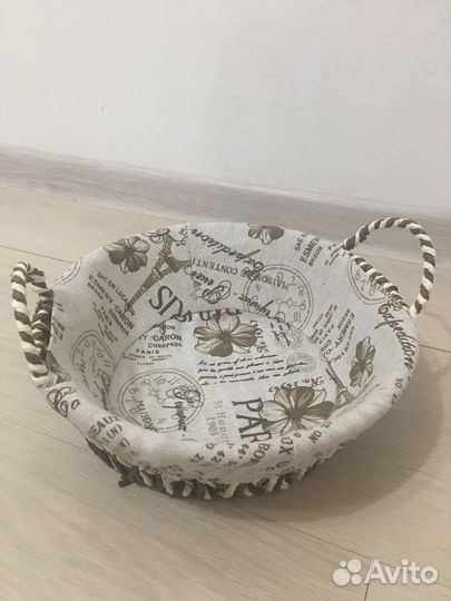 Корзина плетеная для хранения