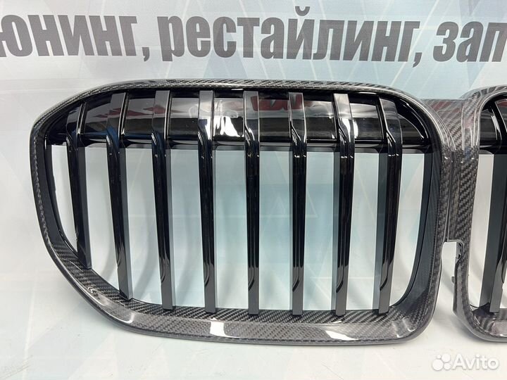Решетка радиатора BMW G11 G12, MP стиль, карбон