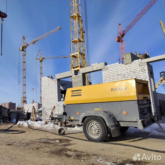 Аренда компрессора с отбойными молотками