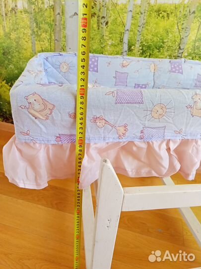 Детская кроватка на колесиках (кровать) люлька