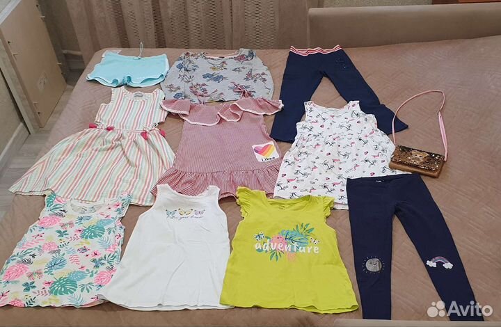 Вещи пакетом на девочку 122 128