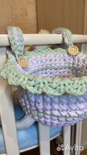 Корзина плетеная детская