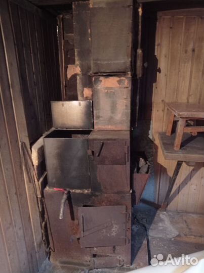 Печь для бани с баком бу