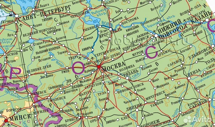 Физический глобус для школ и учебных заведений,D95