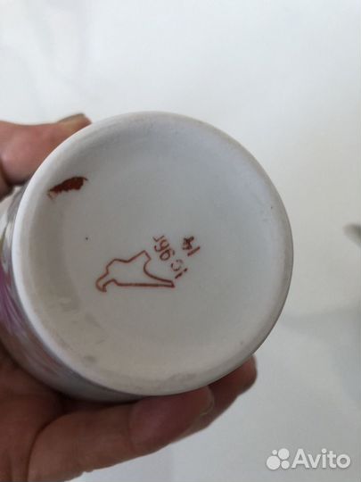 Кофейный сервиз, чайник, крышка Вербилки