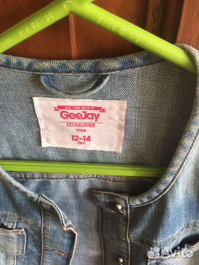 Куртка джинсовая 12-14