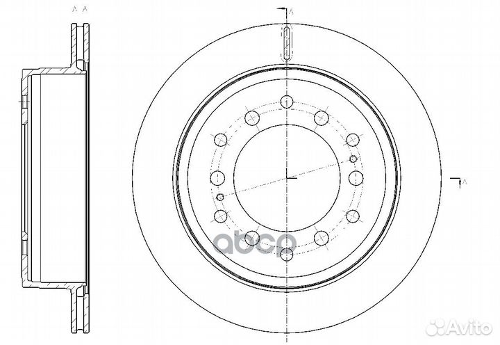 GR21263 G-brake Диск тормозной вентилируемый G