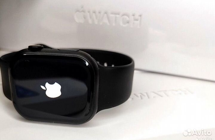 Apple Watch series 9 45mm(ориг коробка+яблоко)