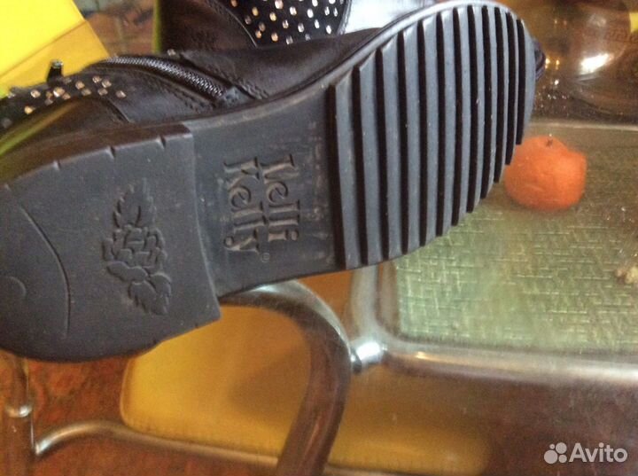 Кожаные сапожки Италия