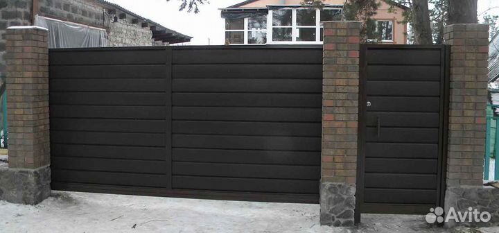 Откатные ворота заказать быстро