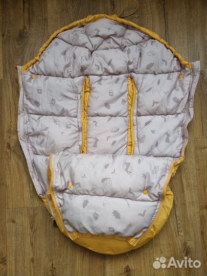 Зимний конверт в коляску leokid