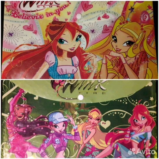 Папки Winx Винкс на кнопках