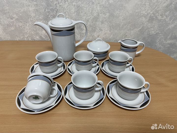 Сервиз кофейный ГДР СССР jlmenau 1777