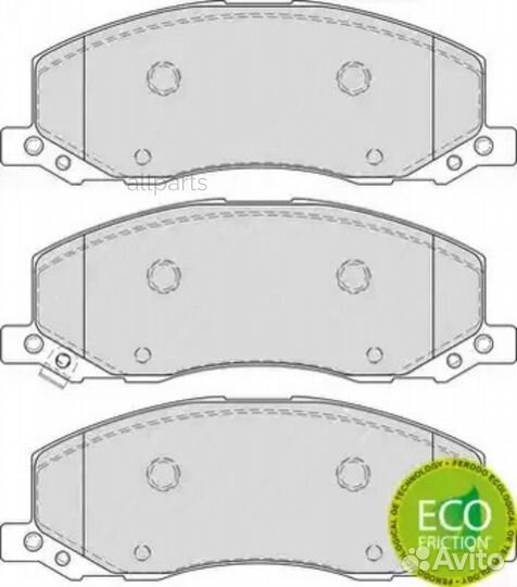 Ferodo FDB4278 Колодки тормозные передние ferodo F