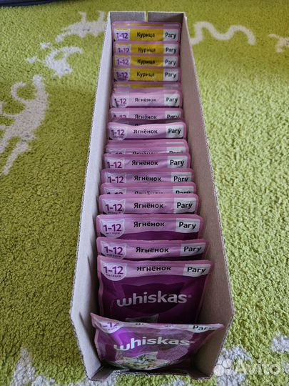 Корм для котят whiskas рагу