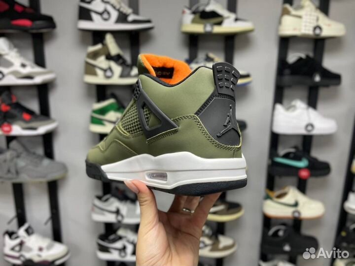 Кроссовки Nike Air Jordan 4 Retro Military Green