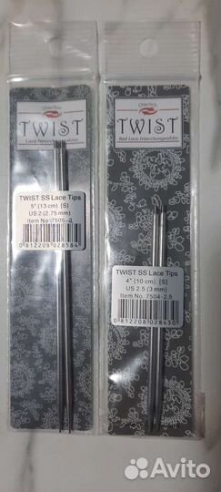 Спицы для вязания ChiaoGoo съёмные металлические