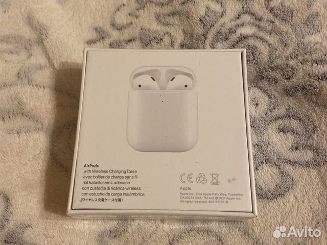 Беспроводные наушники apple airpods 2