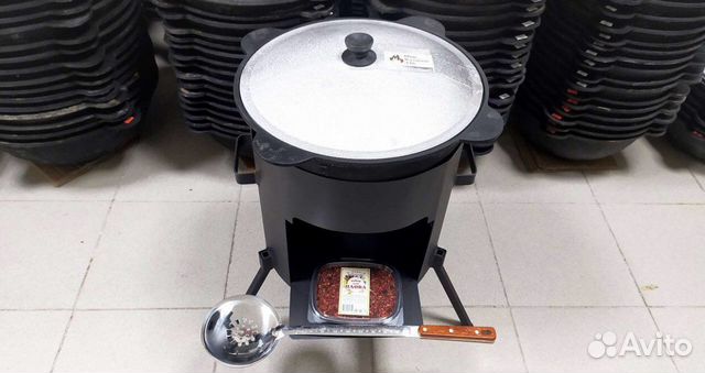 Kазан чyгунный с пeчкой