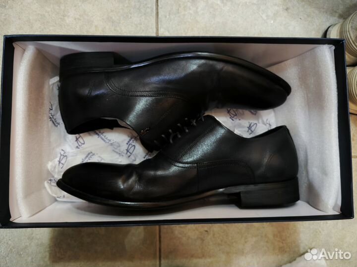 Мужские кожаные туфли Respect