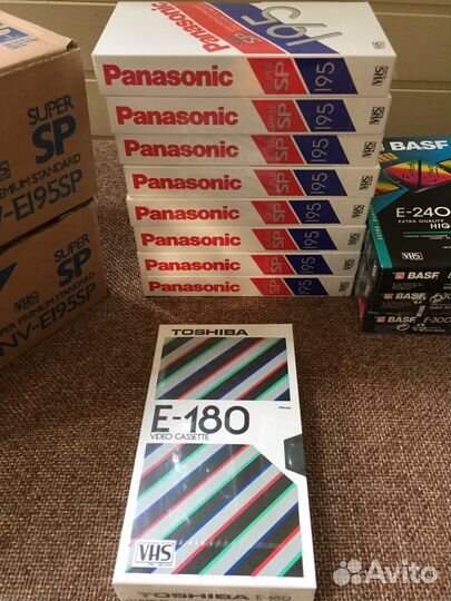 Видеокассеты новые запечатанные