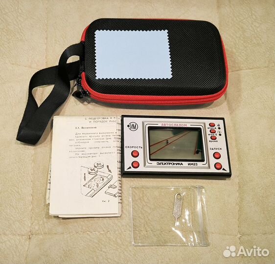 Игра Электроника Автослалом. 1992г. Комплект