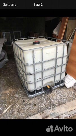 Еврокуб для воды 1000 литров