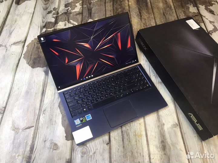 Игровой ноутбук asus ZenBook IPS, GTX150Ti, i5-8x