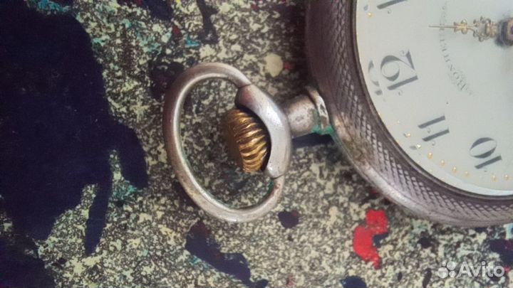 Часы антикварные Bonheur, серебро 1900 г