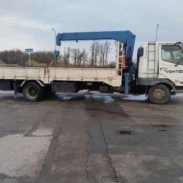 Бортовой грузовик Mitsubishi Fuso Fighter с КМУ Tadano, 1992