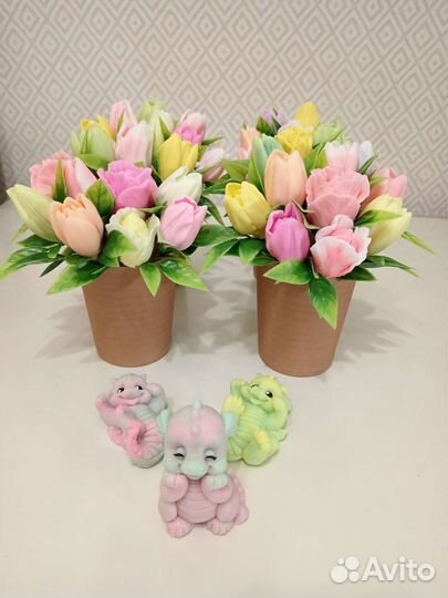 Букеты из мыла ручной работы