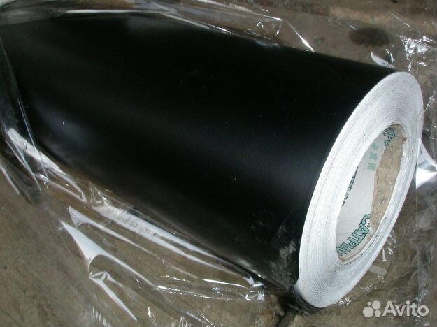 Черная Матовая Виниловая пленка Plenka68