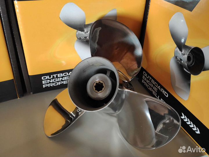 Гребной винт Yamaha 9.9-15; 3х9-1/4х11-J, сталь