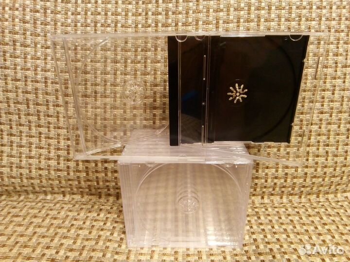 CD-BOX прозрачный - чёрный тайвань