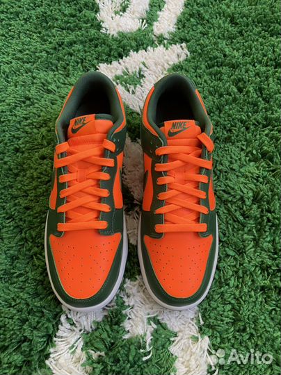 Nike Dunk Low Retro Miami Hurricanes оригинал