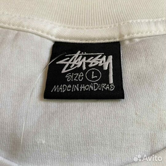 Белая футболка Stussy Wizard