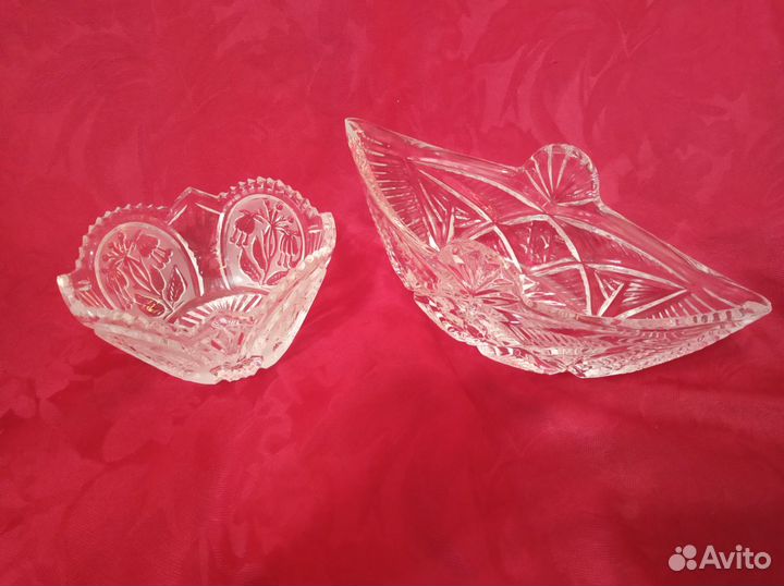 Хрустальные вазочки