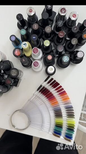 Гель лаки для маникюра набор бу