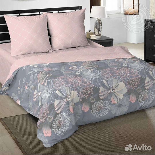 Постельное белье 2 х спальное новое из Поплина