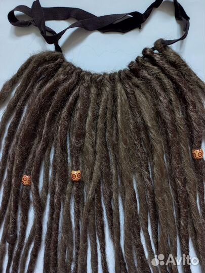 Шиньон из де-дред, де дреды