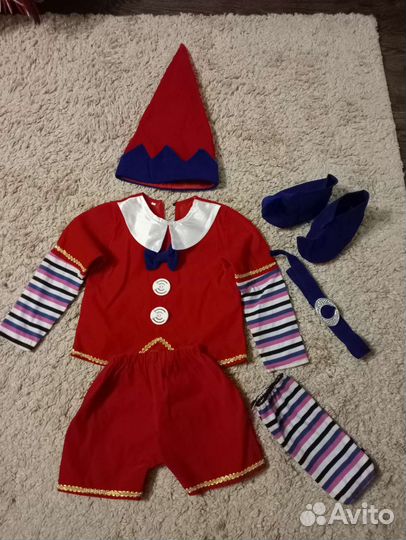 Новогодний костюм гномика