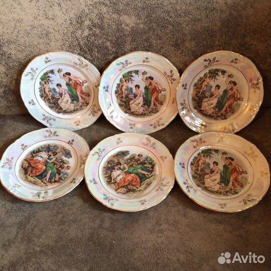 Тарелки мадонна kahla Made in GDR Размер 19х2,6