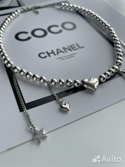 Чокер из жемчуга, камней, украшения