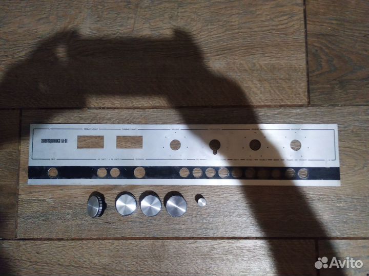 Лицевая панель и крутилки на электронику б1 01