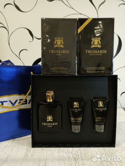 Trussardi uomo, black extreme