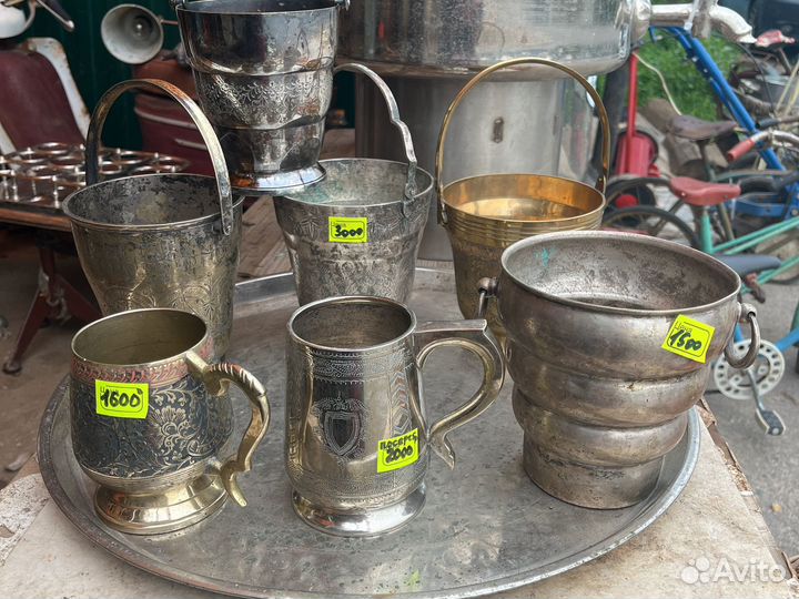 Ведерки для льда/кружки латунь литые