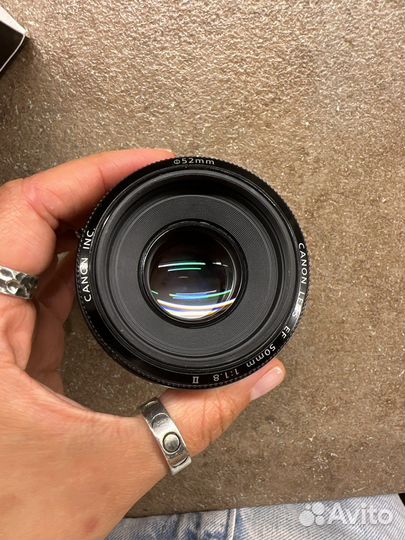 Объектив canon ef 50mm f 1.8 ii