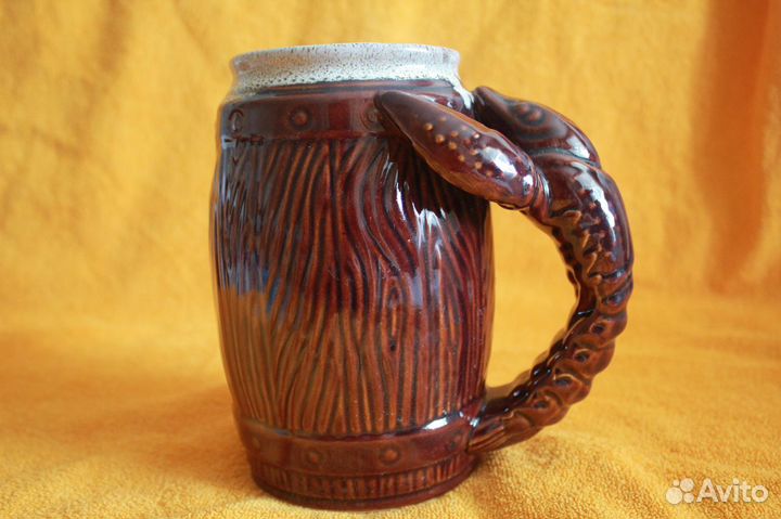 Пивная кружка с мужичками