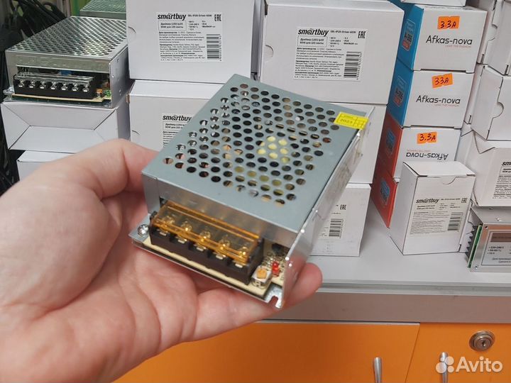 Блок питания 12В 5А Smartbuy SBL-IP20-Driver-60W